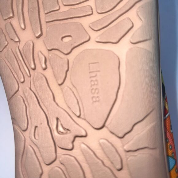 GOKIA~LHASA BLOSSOM COLORFUL CANVAS FASHION SLIP-ON WOMEN'S SHOES ~ SIZE 11 - Picture 12 of 13